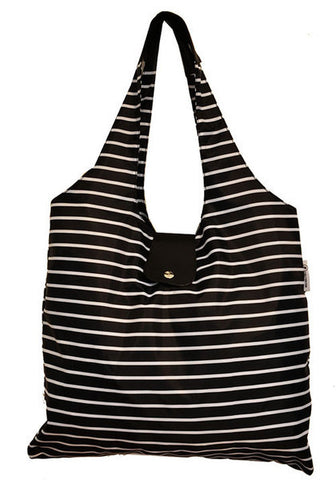 Italia Shopper - Black Stripe