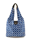 Italia Shopper - Blue Ikat